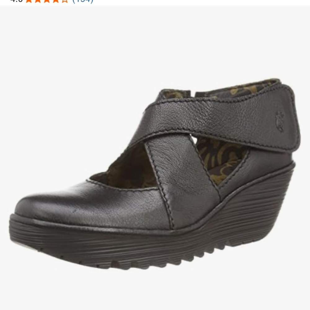 Fly London Yogo Women's Wedge Sandals - Black 9 9.5 40 - Picture 13 of 13